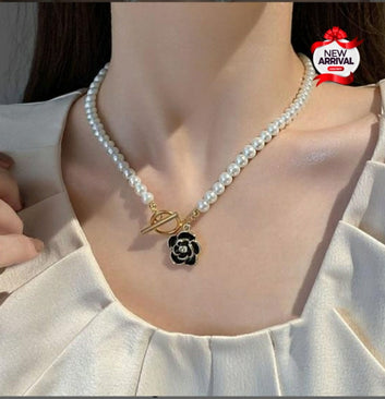 🌺 New Arrival Beautiful Fancy pearls Chain flower Locket 4 Girls 🌺