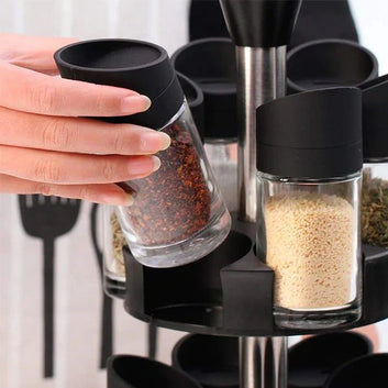 Rotating Double Layer Spice Rack